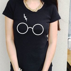 HARRY POTTER Black T-Shirt NWT
